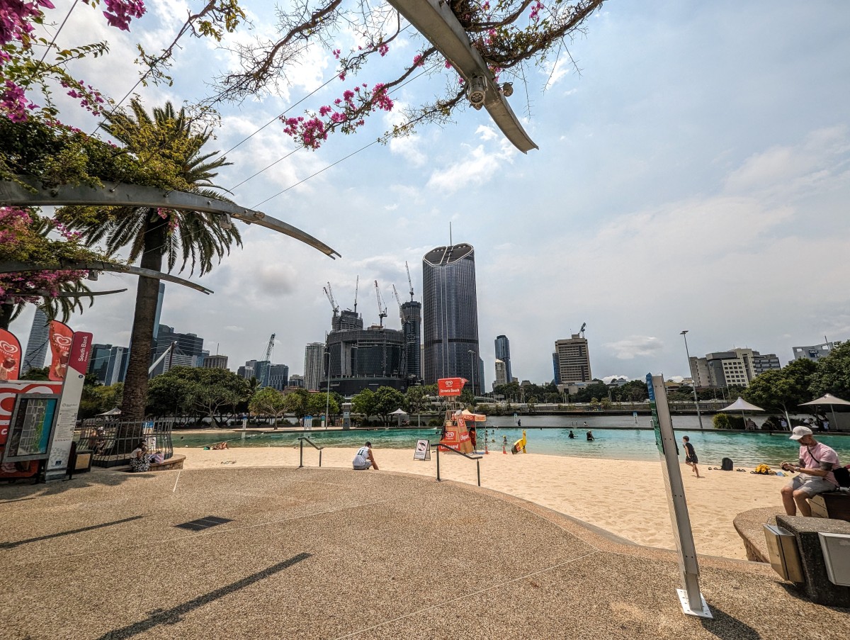 Streets Beach at Brisbane's South Bank precinct