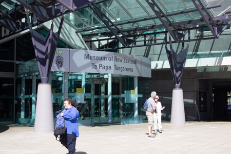 Entry to Te Papa - click to enlarge